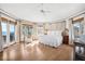 Spacious main bedroom with ocean views and hardwood floors at 367 Pelican Flight Dr, Dewees Island, SC 29451