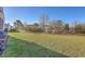 Landscaped backyard with a large grassy area at 369 Waterlily Way, Summerville, SC 29486