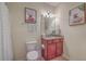 Single vanity bathroom with granite countertop at 369 Waterlily Way, Summerville, SC 29486
