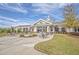 Community clubhouse with patio seating at 369 Waterlily Way, Summerville, SC 29486