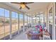 Spacious screened porch overlooking backyard at 369 Waterlily Way, Summerville, SC 29486