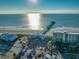Aerial view of pier, beach, and hotel at 403 W West Ashley Ave, Folly Beach, SC 29439