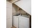 Convenient laundry room with washer and dryer at 403 W West Ashley Ave, Folly Beach, SC 29439