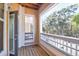 Private balcony with wooded views and ample natural light at 500 Bucksley Ln # 205, Charleston, SC 29492
