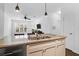 Modern kitchen with granite island and stainless steel appliances at 500 Bucksley Ln # 205, Charleston, SC 29492