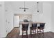 Modern kitchen with granite countertops and breakfast bar at 500 Bucksley Ln # 205, Charleston, SC 29492