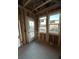 New home construction framing of an interior room with door and windows at 5112 Double Eagle, Summerville, SC 29485