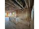 New home construction framing of kitchen area with island at 5112 Double Eagle, Summerville, SC 29485