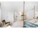 Bedroom with hanging bed, seating, and access to hallway at 563 Richfield Way, Summerville, SC 29486