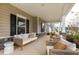 Inviting front porch with comfortable seating and stylish decor at 563 Richfield Way, Summerville, SC 29486