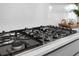 Modern gas cooktop with stainless steel finish and five burners at 563 Richfield Way, Summerville, SC 29486