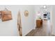 Bright and airy hallway with hardwood floors and stylish decor at 563 Richfield Way, Summerville, SC 29486