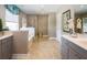 Elegant bathroom with double vanity, soaking tub, and shower at 566 Richfield Way, Summerville, SC 29486