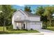 Two-story house with white siding, gray roof, and a two-car garage at 566 Richfield Way, Summerville, SC 29486