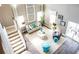 Open living room with high ceilings and a comfortable seating area at 566 Richfield Way, Summerville, SC 29486