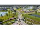 Aerial view of a community with lakes, houses, and amenities at 568 Richfield Way, Summerville, SC 29486