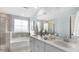 Spa-like bathroom with double vanity and soaking tub at 568 Richfield Way, Summerville, SC 29486