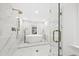 Spa-like bathroom with a soaking tub and a walk-in shower at 66 Warren St # Entire Property, Charleston, SC 29403