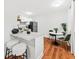 Modern kitchen with marble countertops and a breakfast bar at 66 Warren St # Entire Property, Charleston, SC 29403