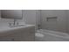 Bathroom with a single vanity, bathtub and updated fixtures at 105 Mayfair Ct, Summerville, SC 29485