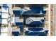 Aerial view of neighborhood homes and street at 111 Crimson St, Summerville, SC 29486