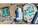 Resort-style pool and tennis courts viewed from above at 111 Crimson St, Summerville, SC 29486
