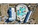 Community pool and clubhouse with surrounding park at 111 Crimson St, Summerville, SC 29486