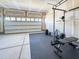 Finished garage with home gym setup at 111 Crimson St, Summerville, SC 29486