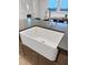 Modern farmhouse apron-front sink with gold faucet at 111 Crimson St, Summerville, SC 29486