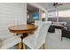 Relaxing screened porch with seating area and outdoor dining at 111 Crimson St, Summerville, SC 29486