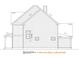 Right side elevation of a two-story house with garage at 1160 Porcher School Road, Awendaw, SC 29429