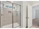 Clean bathroom with a shower/tub combo and granite vanity at 1216 Ashley Hall Rd, Charleston, SC 29407