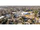 Aerial view of neighborhood, featuring school and tennis courts at 1343 E Montague Ave, North Charleston, SC 29405