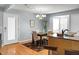 Charming dining area with hardwood floors and a table for four at 1625 Live Oak Park, Seabrook Island, SC 29455