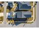 Top-down view of homes and yards at 1680 Banning St, Mount Pleasant, SC 29466
