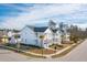 Aerial view of charming neighborhood with two-story homes at 1680 Banning St, Mount Pleasant, SC 29466