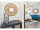 Serene bedroom with teal dresser and a glimpse of a bed at 1680 Banning St, Mount Pleasant, SC 29466