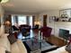 Living room with hardwood floors and a fireplace at 19 Fort Royal Ave, Charleston, SC 29407