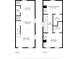 Two-story home floor plan with two bedrooms and two bathrooms at 2023 Comstock Ave, North Charleston, SC 29405