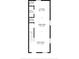 Two-story home floor plan, showing a kitchen, living room, and bedrooms at 2023 Comstock Ave, North Charleston, SC 29405