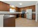 Modern kitchen with ample counter space and dark wood cabinets at 2035 Culloden Dr, Summerville, SC 29483