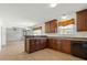 Kitchen with an island and views into the dining area at 2035 Culloden Dr, Summerville, SC 29483