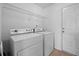 Laundry room with washer, dryer, and access door at 2035 Culloden Dr, Summerville, SC 29483