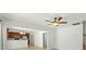 Bright living room with ceiling fan and view into kitchen at 2035 Culloden Dr, Summerville, SC 29483