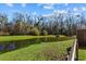 Tranquil pond view with green grass and wooden fence at 2035 Culloden Dr, Summerville, SC 29483