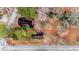 Aerial view showcasing the property's boundary lines and surrounding landscape at 206 Dukes St, Saint George, SC 29477