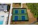 Two community pickleball courts at 2082 Cousteau Ct, Johns Island, SC 29455