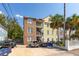Rear parking area with several cars parked at 212 Calhoun, Charleston, SC 29401