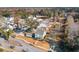 Aerial view showing the house's location within a residential community at 2202 St Johns Woods Pkwy, Johns Island, SC 29455