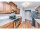 Updated kitchen with stainless steel appliances and wood cabinets at 2311 Tall Sail Dr # B, Charleston, SC 29414